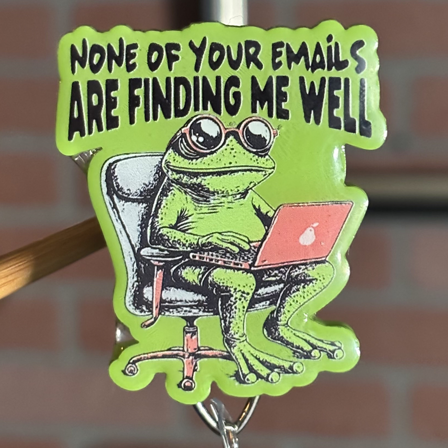 Feeling Froggy Badge Reel